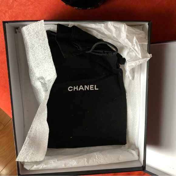 Chanel Black Patent Leather Wedge Sandals - Picture 1 of 5